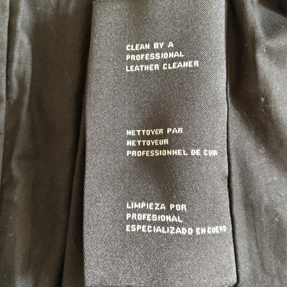 MICHAEL Michael Kors Black Hooded Quilted Leather Jacket Small - Picture 6 of 11